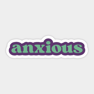 Anxious Sticker